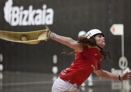 Erika Mugartegui disputa el campeonato con la selección española.