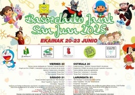 Programa de fiestas de Basozelai en Basauri 2025