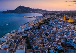 El pueblo de Altea, en Alicante.
