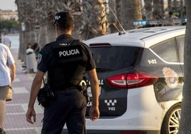 Policía Local en Los Alcázares en una imagen de archivo.