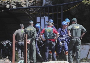 La primera inspección en la mina de Cerredo confirma la explosión por grisú