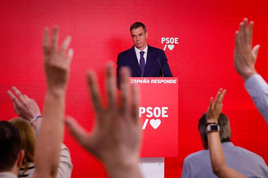 El presidente del Gobierno, Pedro Sánchez